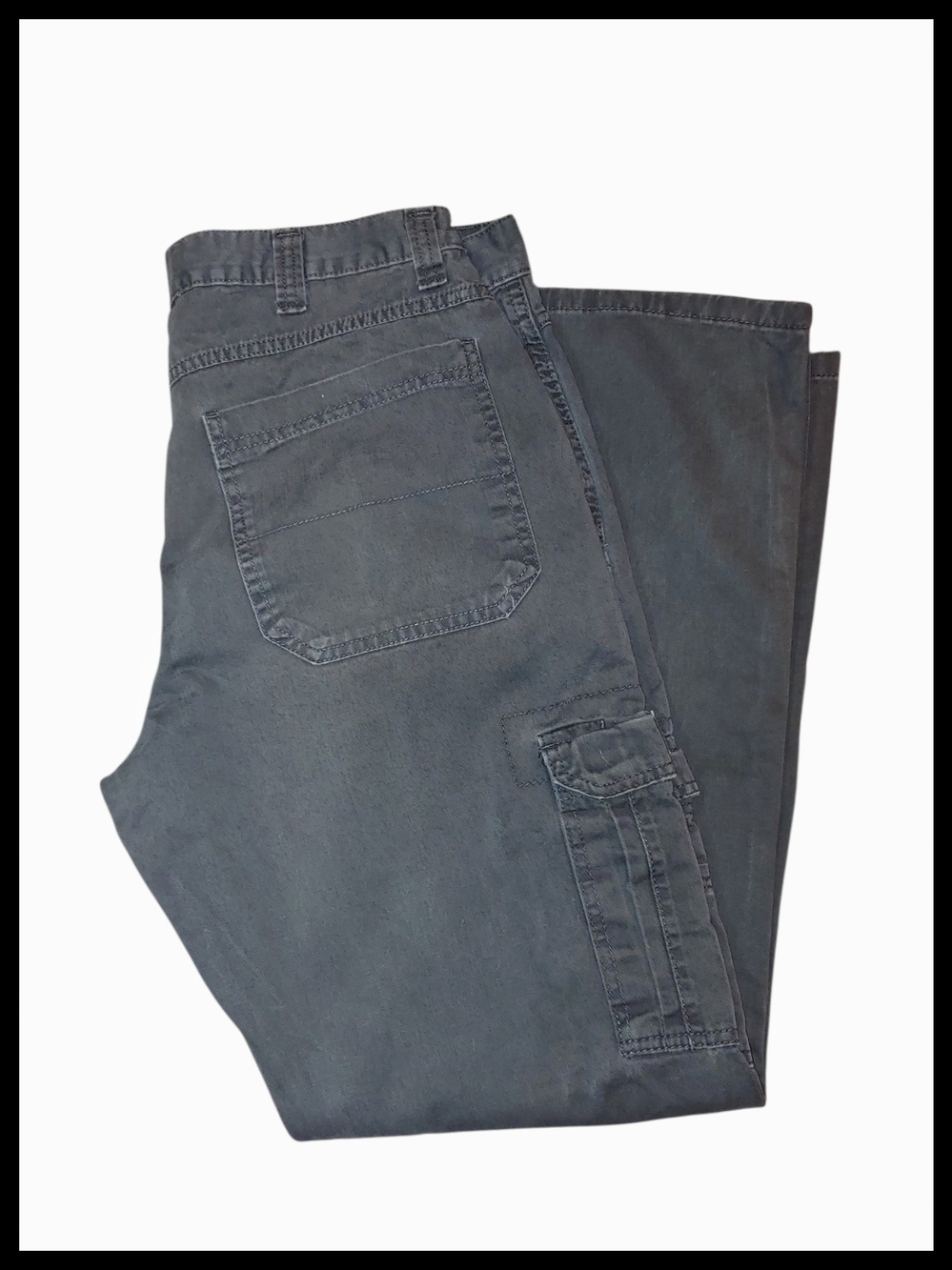 Wrangler Originals Gray Cargo Pants 34x32